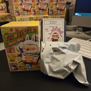 Authentic Pop Mart Labubu The Monsters Wacky Mart Series "Onigiri" Figure